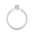 thumbnail image 4 of 1.00 Carat TW Diamond Solitaire Bridal Set Engagement Rings in 10k White Gold (G-H, I2), 4 of 5
