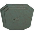 thumbnail image 3 of Ekena Millwork 25 1/4"W x 17 1/4"H x 1 3/4"P Felix Ceiling Medallion, Hand-Painted Cloud Burst Crackle, 3 of 5