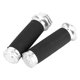 thumbnail image 5 of Empuñaduras de goma de aleación de aluminio para motocicleta, accesorio compatible con VRSC XL XR 96-13Plata, 5 of 14