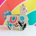 thumbnail image 5 of Manhattan Toy Musical Llama Wooden Instrument for Toddlers with Maraca, Drumsticks, Washboard & Xylophone, 5 of 8