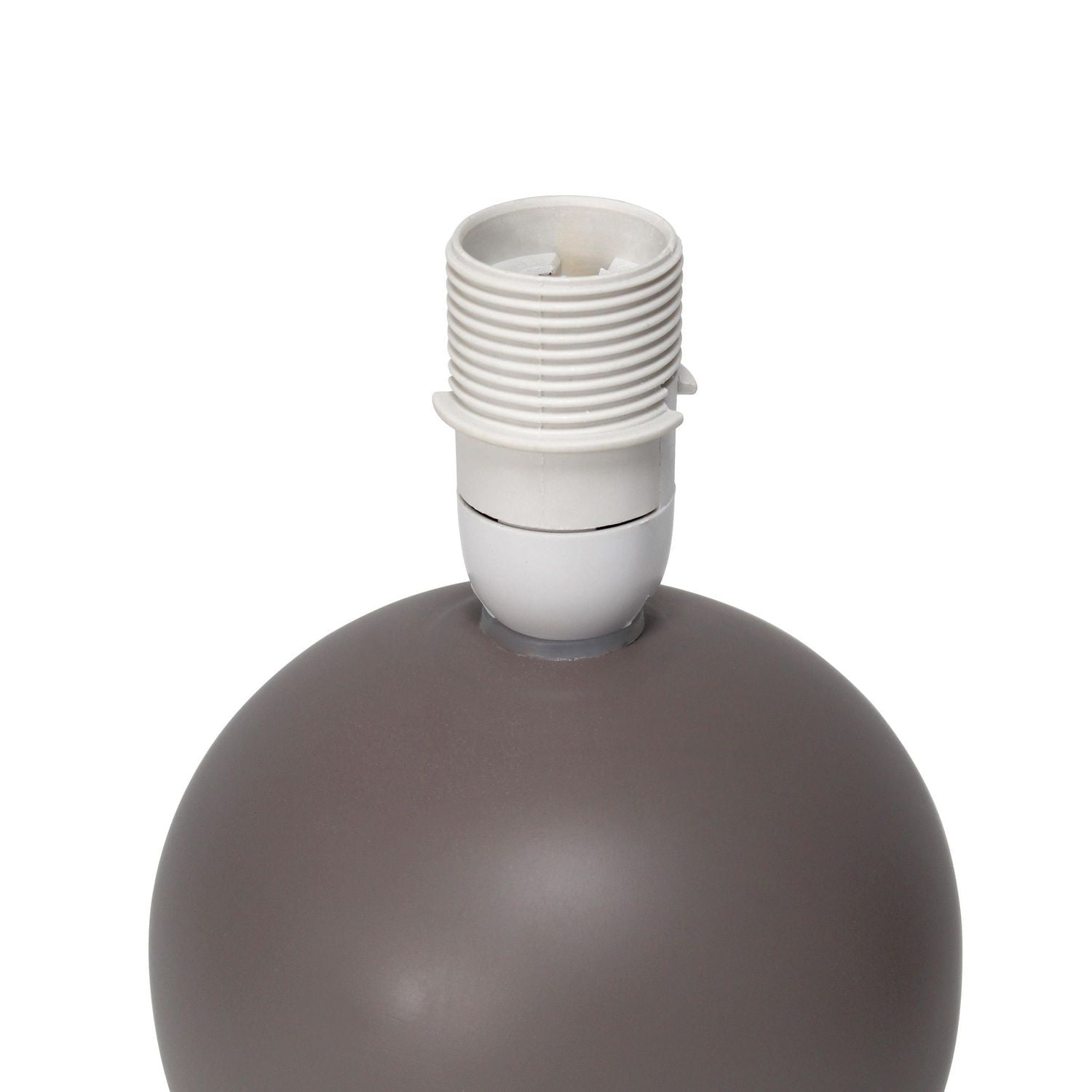 Simples Conceptions Mini globe en céramique Lampe de table, gris