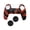 B, variante sur Neinkie Édition Samouraï Peau en Silicone Antidérapante Transparente pour Manette ps5, Étui de Protection Ergonomique en Caoutchouc Souple pour Manette ps5 avec Capuchons de Stick Blanc Transparent