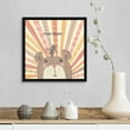 thumbnail image 4 of Kids Nursery Art Pastel Rainbow Bear 2 Black Float Frame Canvas Art - 16x16, 4 of 5