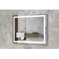 thumbnail image 2 of Prominence Home 48x36" Frontlit, Backlit, Anti-Fog, Shatter-Proof Touch Control LED Bathroom Mirror with Adjustable Light Settings, 2 of 10