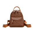 thumbnail image 1 of Mochila organizadora para mujer, bolso informal, mochila para picnic, compras y trabajo. Marrón, 1 of 9