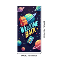 thumbnail image 1 of Space Theme Welcome Back Banner School Backpack and Planets Colorful Backdrop Classroom Decorations Outer Space Party Supplies Photography Props, 1 of 4