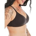 thumbnail image 4 of Hanes Womens No-Show Wireless Bra, Concealing Petals No-Show Bra with Convertible Straps, 4 of 10