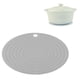 thumbnail image 2 of Manteles individuales corrugados de silicona redondos, almohadillas calientes de silicona, almohadillas roscadas para tazas y tazones, sacacorchos y posavasos, flexibles, duraderos y antideslizantes Ormromra 222508-3, 2 of 9