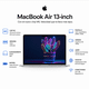 thumbnail image 2 of Apple MacBook Air 13 M5 16GB 512GB Sky Blue + Cafetera Regalo, 2 of 6