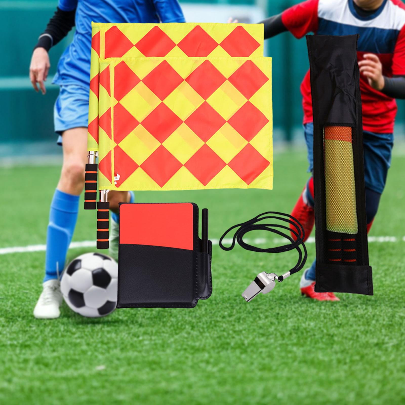 Referee Card, Football Referee Card, Red And Yellow With Pen And