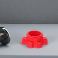 thumbnail image 4 of OUNONA 6 Pcs Écrous Vissés Rouges pour Haltère pour Accessoires de Barre de Gym à Domicile Stables, 4 of 8