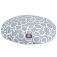 thumbnail image 2 of Majestic Pet Fusion Round Dog Bed Cotton Twill Removable Cover Gray Large 42 x 42 x 5, 2 of 6