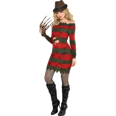 A Nightmare on Elm Street Miss Krueger Costume for Adults, Size Small,
