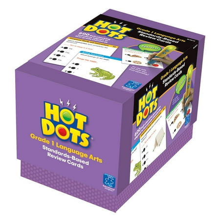 Hot Dots Standards-Based Language Arts Card Set, Grade 1
