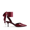 thumbnail image 2 of DREAM PAIRS Women's Slingback Kitten Low Heel Closed Toe Ankle Strap Heels Pointed Toe Strappy Pumps Shoes Party Wedding Dress Shoes, 2 of 7