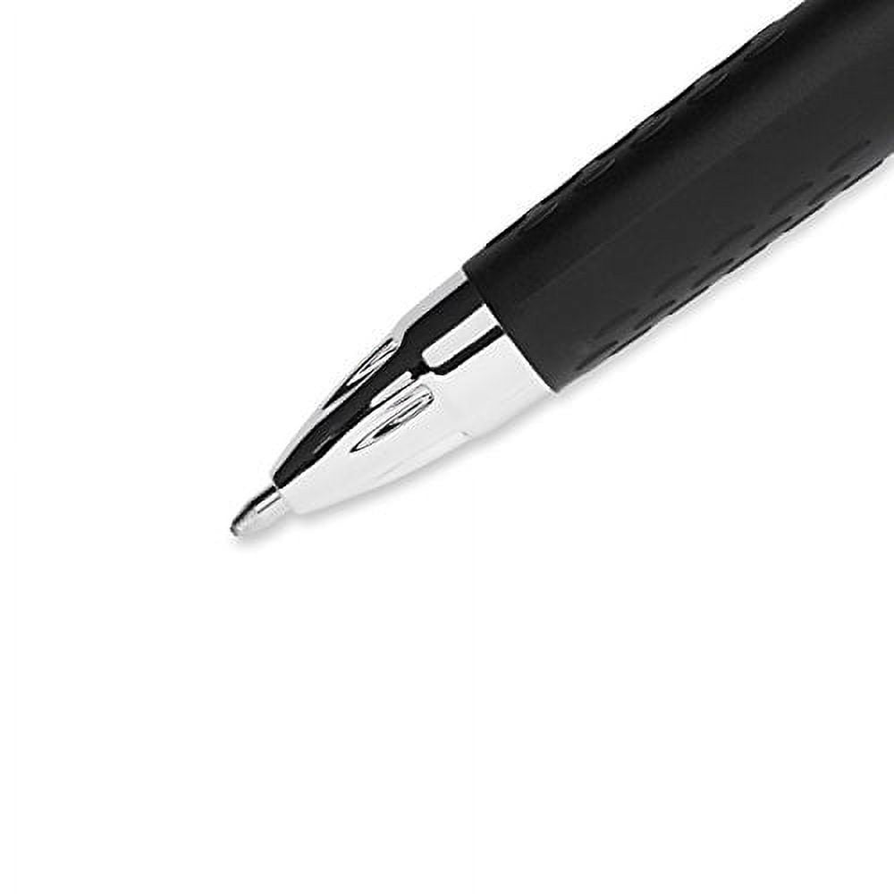 Uni-Ball 1790895 Signo 207 Retractable Gel Pen, Bold Point, Black Ink, 12-Count