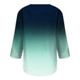 thumbnail image 5 of Plus Size Fall Tops for Women 3x Tops Clearance Casual Long Sleeve Print Round Neck Basic Sweatshirt, 5 of 5