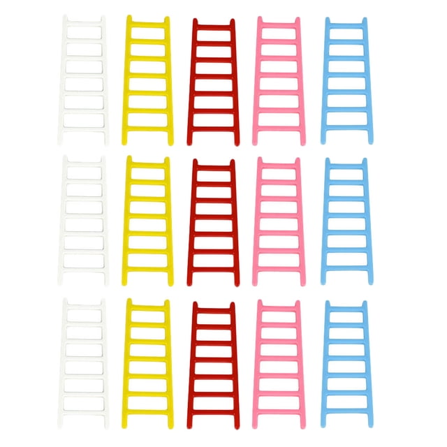 50 unids escaleras miniatura DIY Craft Accesorio Mini casa escaleras DIY Landscape Decor