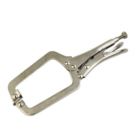 

9 Inch Steel C Clamp Vise Grip Locking Welding Pliers Wood Tenon Locator Tool