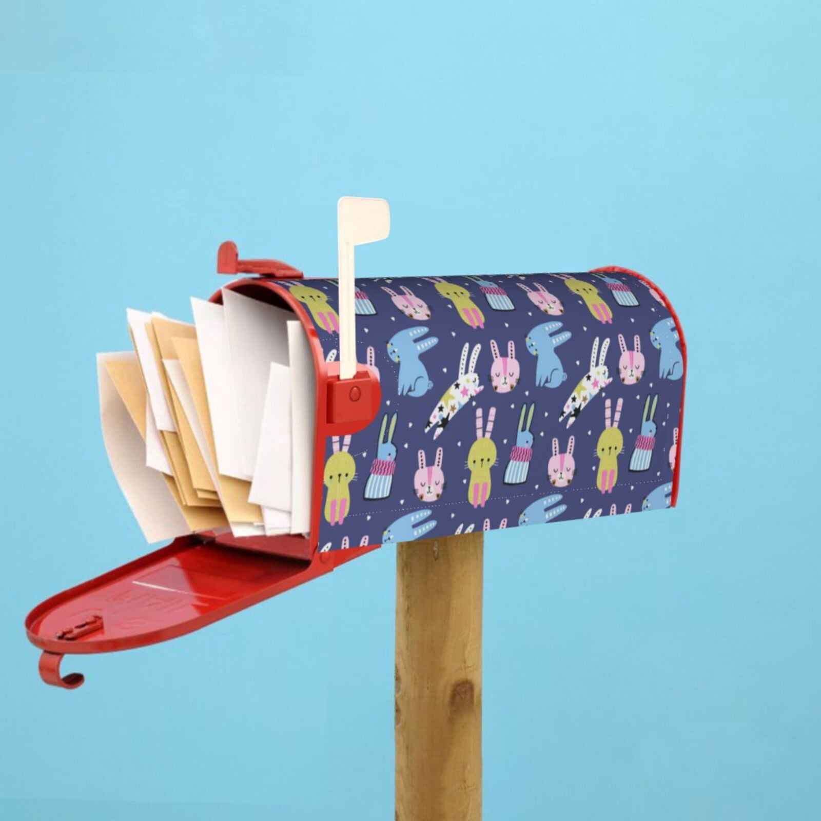Kdxio Magnetic Mailbox Cover 21x18 in Mailbox Cover Outdoor Decoration Holiday Mailbox Covers for Home Garden Yard-21x18 in