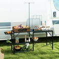 thumbnail image 4 of Folding Outdoor Kitchen | Ideal for All Outdoor Adventures, with Ample Storage | Metal - built for Reliability | Resolves Storage and Transport Complications, 4 of 6