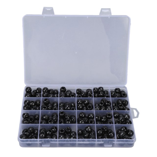 Cuentas de Tubo para Trenzas de Cabello ANGGREK 240 Unidades Ligero Unisex