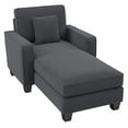 thumbnail image 1 of Bush Furniture's Stockton Chaise Lounge w/ Arms Dark Gray, 1 of 9