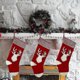 thumbnail image 4 of 3 Pcs Christmas Stocking, Xmas Fireplace Socks Candy Gift Bag, A B, 4 of 5