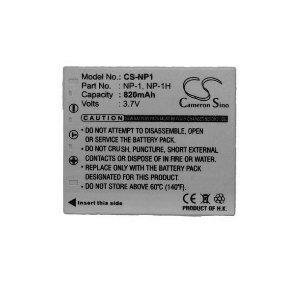 820mAh MINOLTA NP-1 NP-1H MBH-NP-1 Battery for Dimage X1