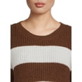 thumbnail image 4 of No Boundaries Juniors' Stripe Sweater, 4 of 6