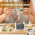 thumbnail image 4 of unbranded De Bolas De Acero Inoxidable Para Bricolaje Color Plateado Con Longitud Ajustable, 4 of 6