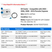 Cooler - Compatible with 2004 - 2006, 2008 - 2016 Porsche Cayenne 2005 2009 2010 2011 2012 2013 2014 2015
