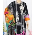 thumbnail image 2 of Nazon Brand- Pakistani Lawn | Long Dress | Long Sleeve | Party Were Dress | Lawn | Black/Pink Color, 2 of 3