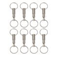 thumbnail image 1 of 8Pcs Metal Quick Release Key Rings Dual Key Chains, 1 of 9