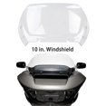 thumbnail image 2 of Motorcycle Front Fairing Windshield 10inch Windscreen Wind Deflector, 2 of 5