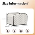 thumbnail image 5 of Lsque Anchors Print 4 Slice Toaster Cover , Kitchen Appliance Dustproof Protector , Toaster Protector Dustproof Kitchen Appliance Cover, 5 of 7