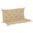 thumbnail image 1 of Outsunny Garden Bench Cushion with Backrest, Non-Slip 2 Seater Soft Pad, 1 of 10