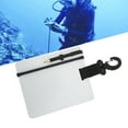 thumbnail image 1 of Underwater Writing Slate Diving Wordpad Gear Board Dive Write Board with Pencil for Diving Swimming Writing 360 Rotating Buckle, 1 of 8