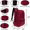 thumbnail image 4 of Mochila Moda West de 17 pulgadas para niños paquete de 24 colores surtidos, 4 of 7