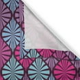 thumbnail image 3 of Ambesonne Geometric Kitchen Curtains, Motif, 55"x39", Aqua Magenta Violet, 3 of 3