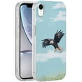 thumbnail image 2 of For Apple iPhone XR Case, Fashion Layer Design Slim IMD TPU Protective, Shockproof Hybrid Stylish Durable Hard PC Phone Cover (Eagle), 2 of 6