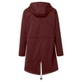 2024 New Womens Rain Jacket with Womens Fall Coat Hood Lightweight Long