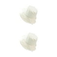 thumbnail image 3 of Decodeary Easy To Wear Hat Stylish Sun Protection For Any Occasion Stylish Protection Bucket Hat Caps Casual Comfort beige 2Set, 3 of 6