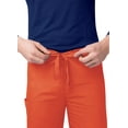 thumbnail image 4 of Adar Universal Unisex Scrubs - Drawstring Tapered Leg Scrub Pants - 504 - Mandarin Orange - L, 4 of 7