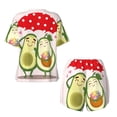 thumbnail image 5 of Xecao Avocado Lovers Wearing Umbrella print Swimsuit for women, Summer-ready, sporty style.Quick-dry fabric. Many sizes & colors., 5 of 9