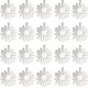thumbnail image 1 of 20 colgantes de crisantemo con forma de flor de mes de nacimiento, hechos a mano, de acero inoxidable., 1 of 5