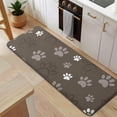 thumbnail image 5 of Brown Dog Paw Footprint Kitchen Rug Mat,Kitchen Runner Rugs Non Skid Washable,Decorative Kitchen Floor Mats for Kitchen,Sink,Laundry,17"x47.2", 5 of 7