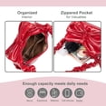 thumbnail image 3 of Bolso Hobo shoowyees de Fiesta Y2K Plateado para Mujer con Lazo Rojo, 3 of 7