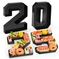 thumbnail image 3 of Hariumiu 4Pcs 2025 Cardboard Number Box Fillable Tray for Charcuterie Candy Snack Tray Set New Year Graduation Anniversary Birthday Party Supplies Display Deli Spreads Goodies, 3 of 8