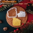 thumbnail image 4 of Juego de cortadores de galletas, 5 uds., cortador de galletas con sellos de émbolo, lindos cortadores de galletas para hacer galletas, refrigerios, hornear queso, 4 of 5